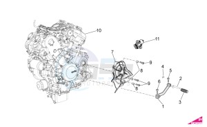 RSV 4 1000 4V SBK-FACTORY drawing Engine