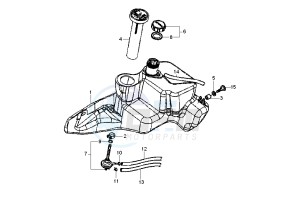 Fly 125 drawing Fuel Tank