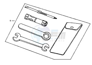 SUPER DUKE - 125 cc drawing OWNER TOOLS