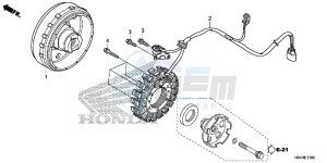 TRX500FE2F TRX500F Europe Direct - (ED) drawing GENERATOR