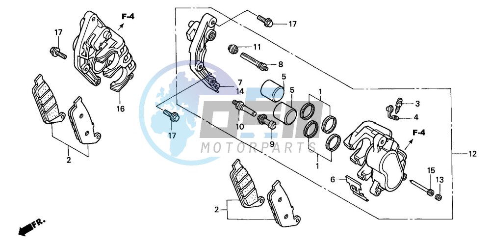 FRONT BRAKE CALIPER