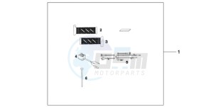 VFR800A9 Ireland - (EK / ABS MME) drawing GRIP HEATER(12A)