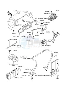 MULE 3010 TRANS 4x4 DIESEL KAF950E8F EU drawing Labels