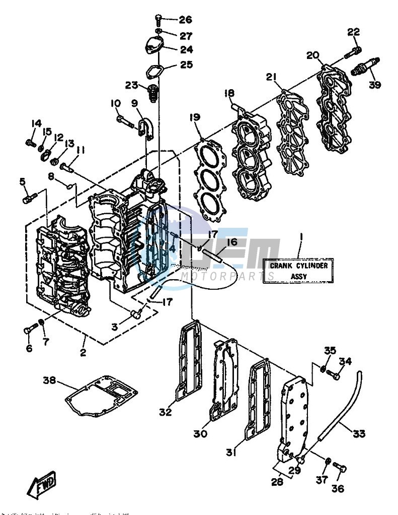 CYLINDER--CRANKCASE