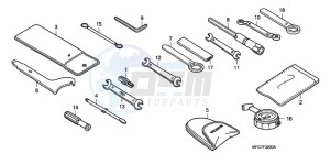 CB600FA39 France - (F / ABS CMF ST 25K) drawing TOOLS