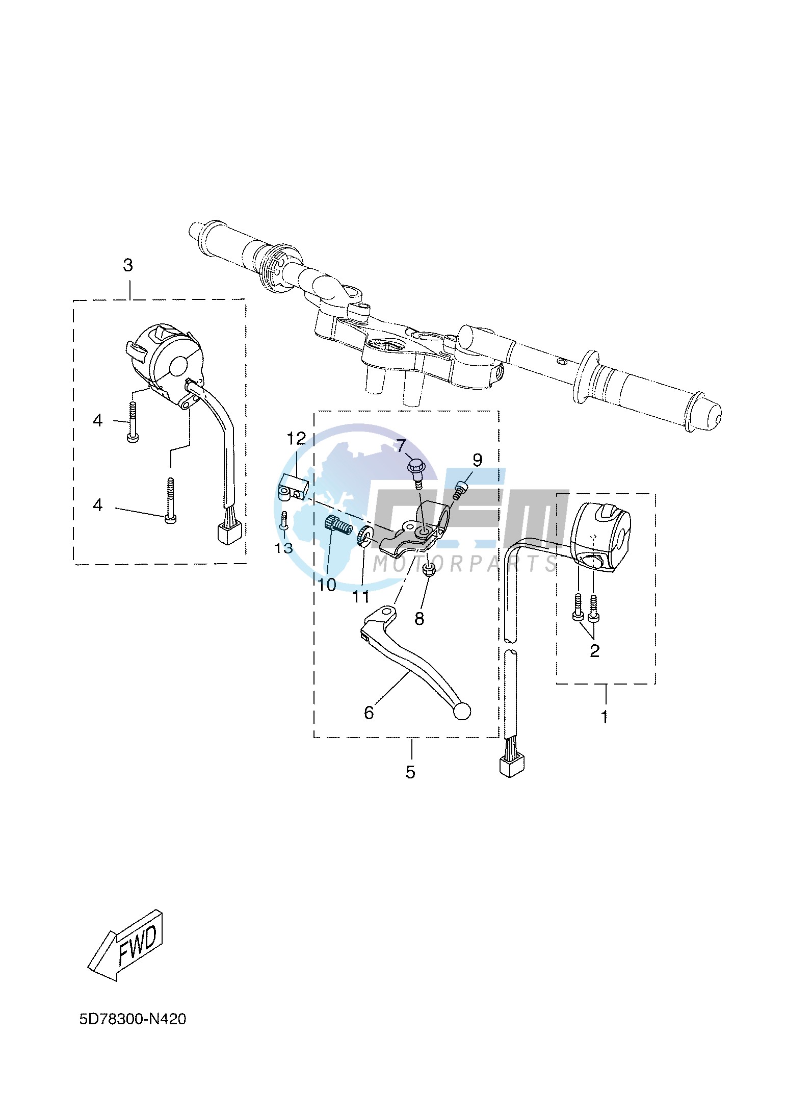 HANDLE SWITCH & LEVER