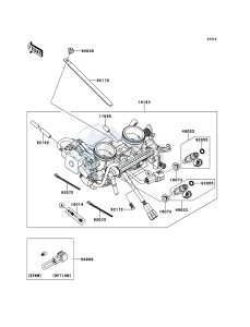 VERSYS KLE650A7F GB XX (EU ME A(FRICA) drawing Throttle