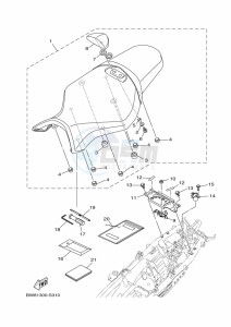 MT-10 MTN1000 (B67J) drawing SEAT