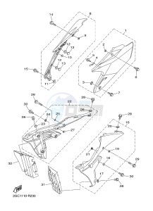 WR450F (2GC2 2GC3 2GC4 2GC4) drawing SIDE COVER