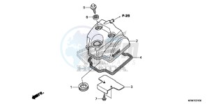 CRF250RE CRF250R Europe Direct - (ED) drawing CYLINDER HEAD COVER