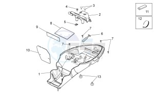 Dorsoduro 750 Factory - ABS drawing Rear body I