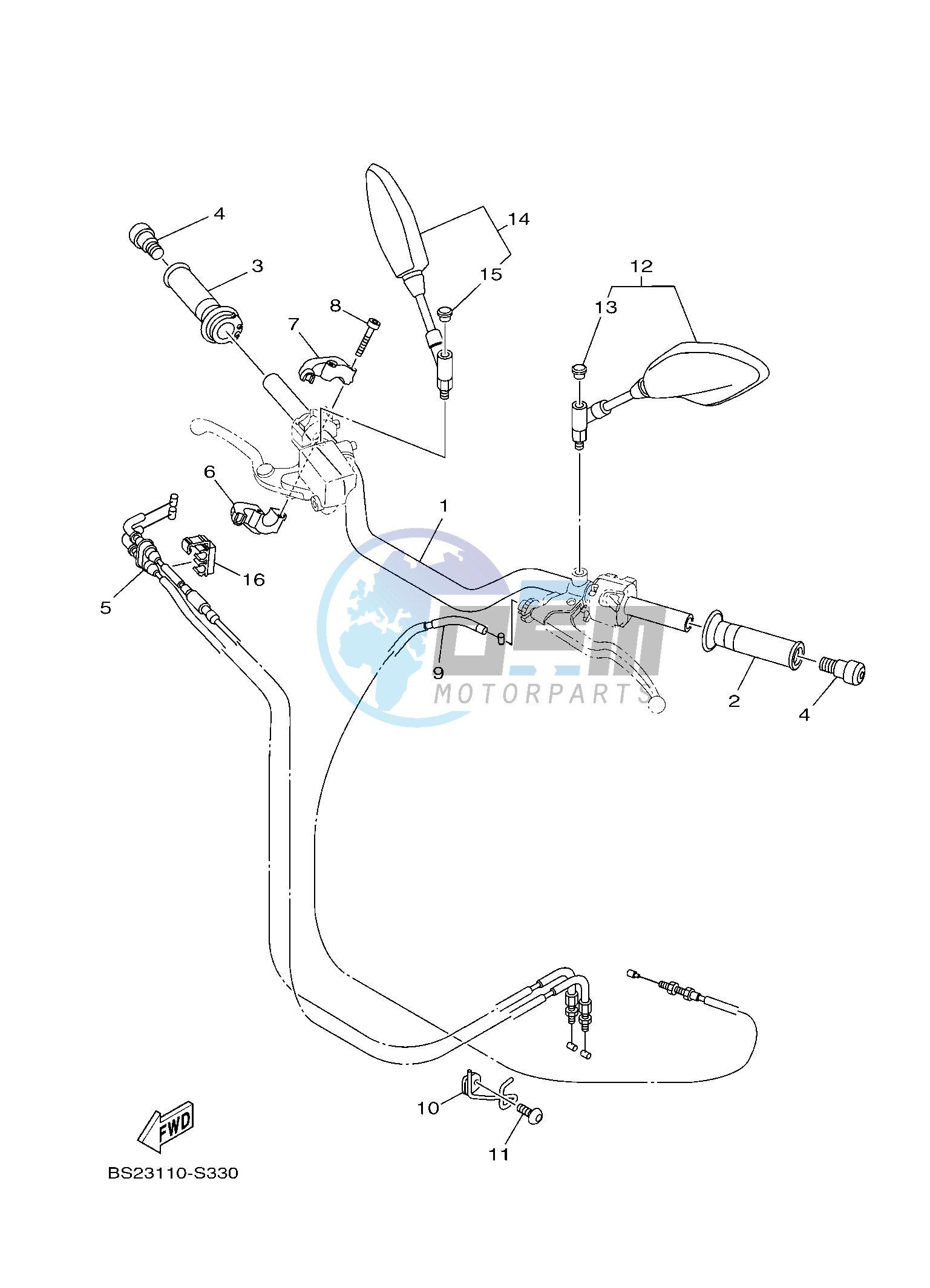 STEERING HANDLE & CABLE