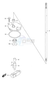 DF 200A drawing Clutch Rod