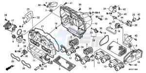 CB600F3A France - (F / CMF ST) drawing AIR CLEANER