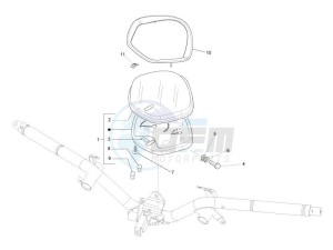 Liberty 50 2t drawing Meter combination - Cruscotto