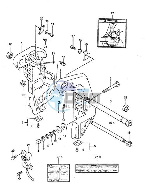 Clamp Bracket (1995 to 1997)