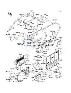 MULE_4010_TRANS_4X4_DIESEL KAF950GDF EU drawing Guards/Cab Frame