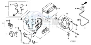 CBF1000A9 UK - (E / ABS MKH) drawing BATTERY