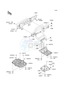 KVF 650 E [BRUTE FORCE 650 4X4 HARDWOODS GREEN HD] (E6F-E9F) E9F drawing GUARD-- S- -