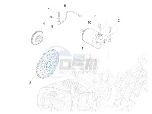 Liberty 125 iGet 4T 3V ie ABS (APAC) drawing Stater - Electric starter