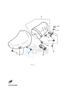 XV250 XV250M (BJP3) drawing SEAT