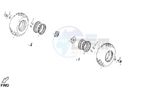 DFW - 50 CC VTHMA05A drawing REAR WHEEL