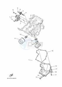 YZF320-A YZF-R3 (B2X2) drawing OIL PUMP