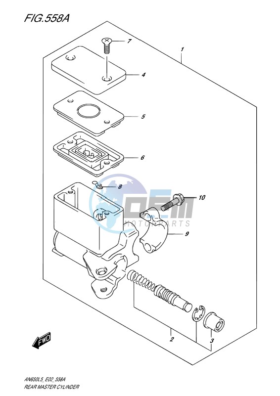 REAR MASTER CYLINDER