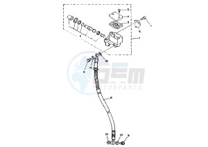 YA R AXIS 50 drawing FRONT MASTER CYLINDER