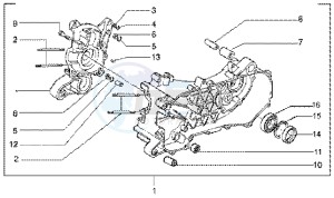 Runner 50 SP drawing Crankcase