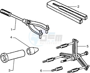 Diesis 100 drawing Special tools