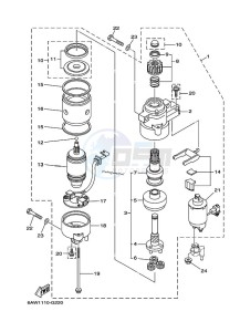 FL350AET2U drawing STARTER-MOTOR