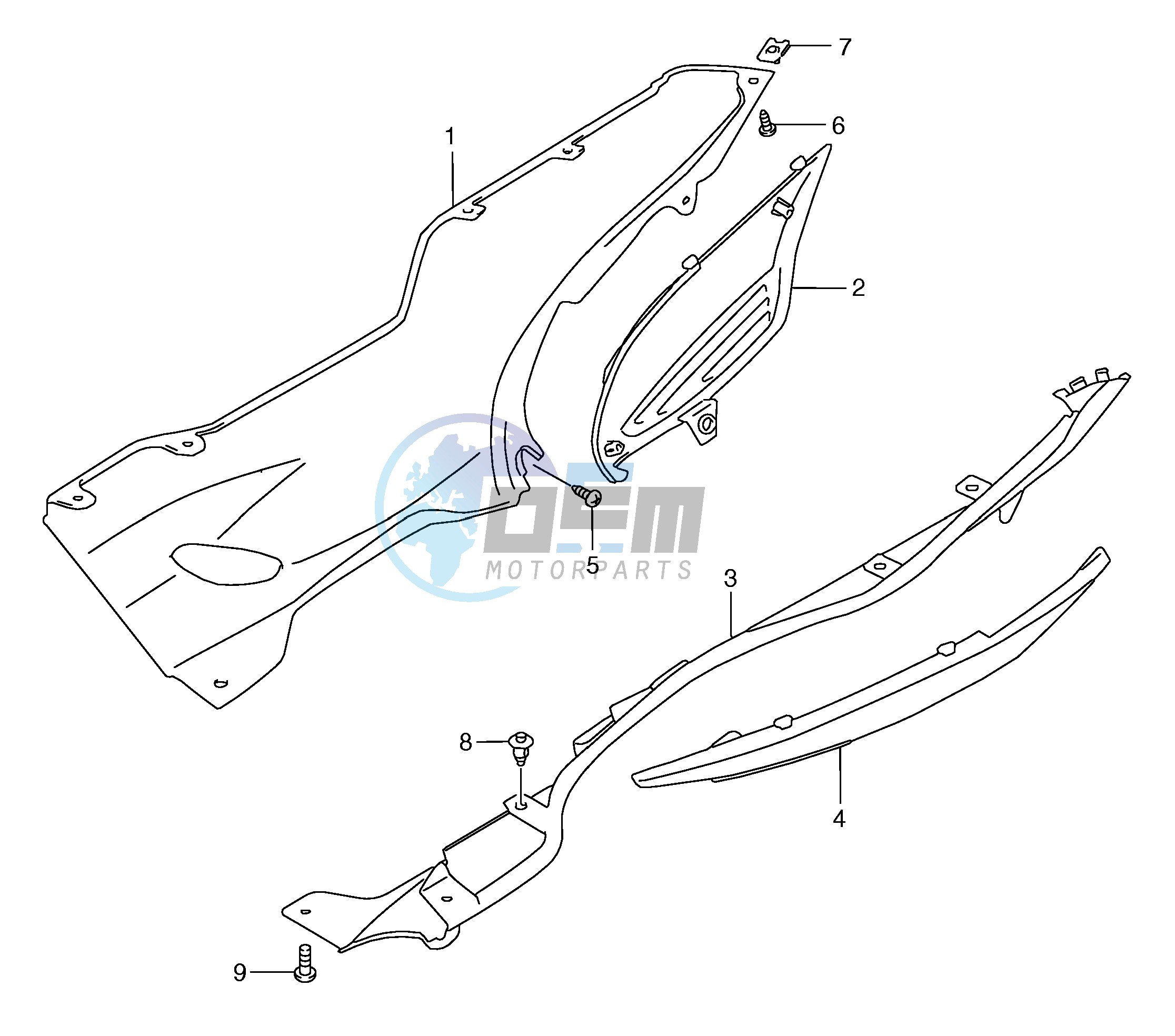 SIDE LEG SHIELD (MODEL Y)