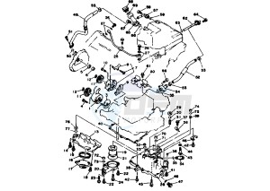 TRX 850 drawing OIL PUMP