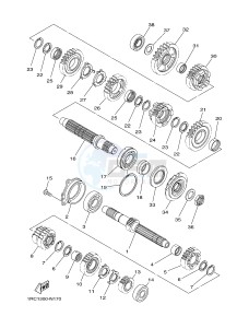 MT-09 TRACER MT09TRA TRACER 900 (2SCC 2SCD) drawing TRANSMISSION