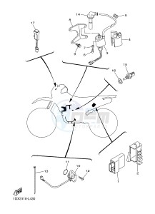 WR450F (1DX3) drawing ELECTRICAL 1