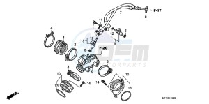 VT1300CXAC drawing INTAKE MANIFOLD/INJECTOR