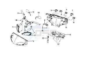 JET EURO X EU2 - 50 cc drawing DASHBOARD UNIT