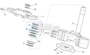 Griso S.E. 1200 8V drawing Steering