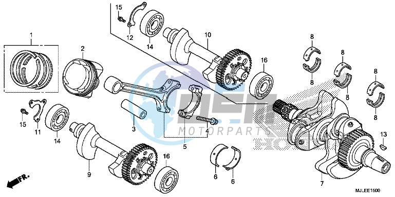 CRANKSHAFT/ PI STON