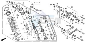 CRF150R CRF150R drawing REAR CUSHION