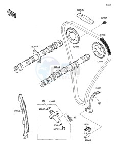 ZX 750 H [NINJA ZX-7] (H2) [NINJA ZX-7] drawing CAMSHAFT-- S- -_TENSIONER