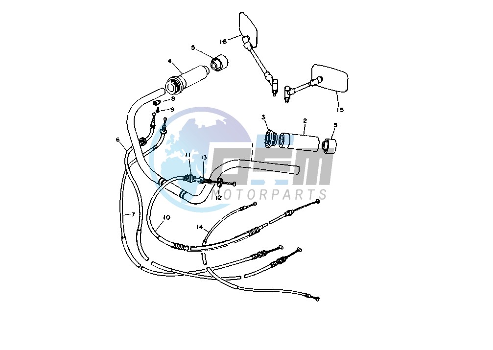 STEERING HANDLE -CABLE