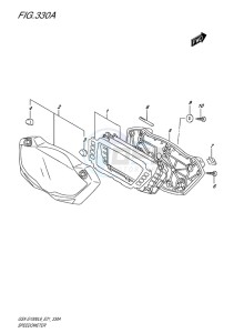 GSX-S1000 EU drawing SPEEDOMETER