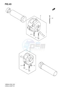 VZ800 drawing HANDLE SWITCH