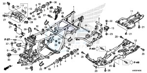 TRX500FA6G TRX500FA Australia - (U) drawing FRAME BODY