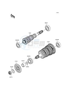 NINJA H2R ZX1000PFF EU drawing Transmission