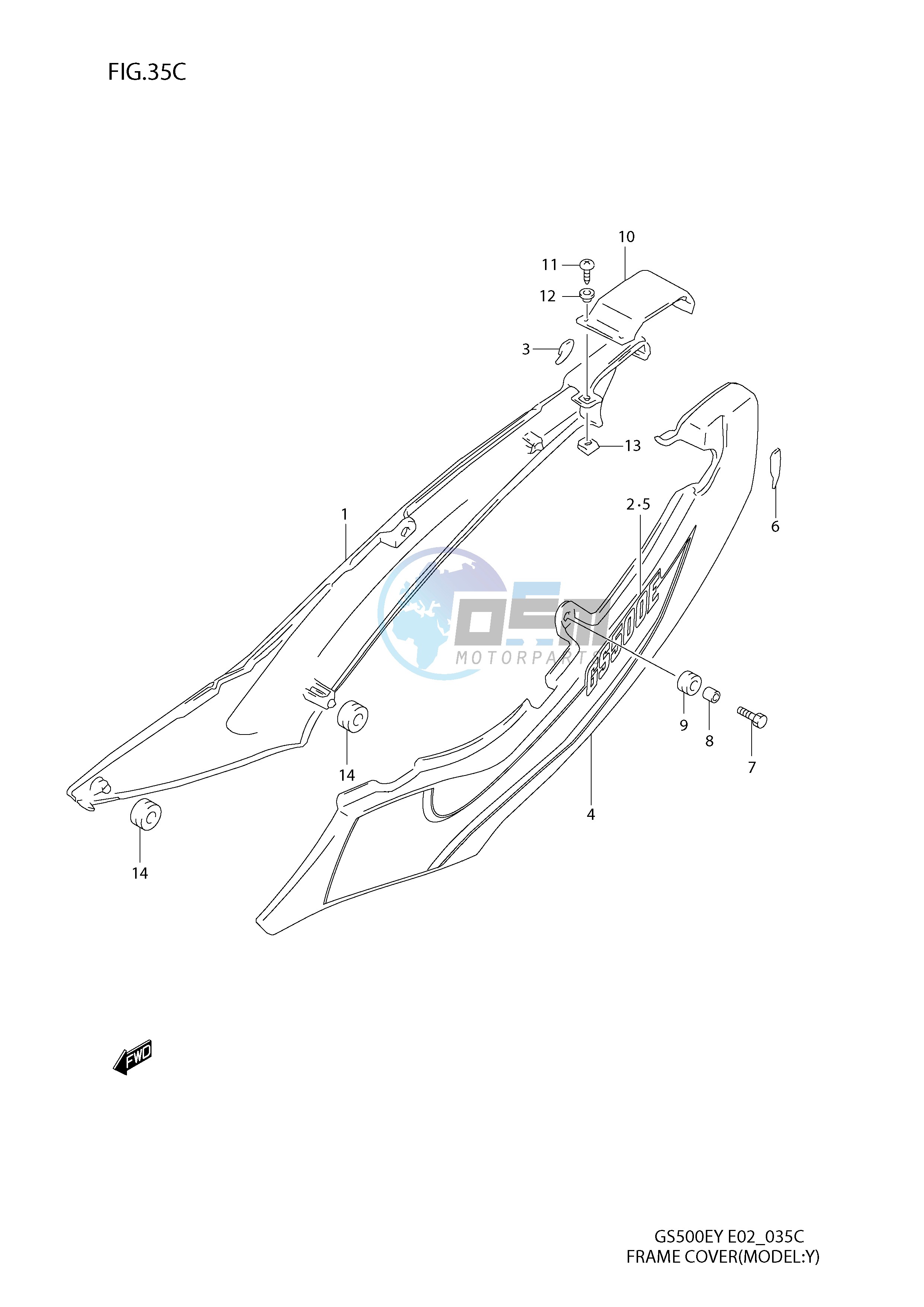 FRAME COVER (MODEL Y)