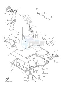 FJR1300AE FJR1300-AE FJR1300-AE (B96B B9A1) drawing OIL COOLER