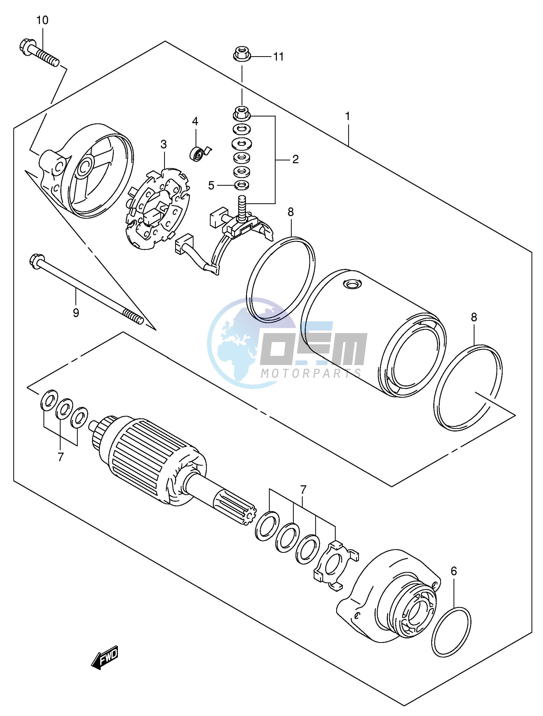 STARTING MOTOR